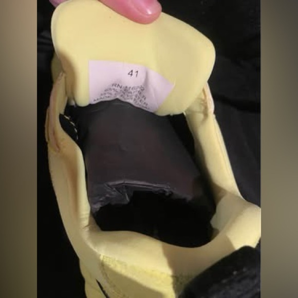 Zadig & Voltaire Neon Yellow Wave Mix Sneakers size women’s 10 or Mens 8 - Picture 6 of 7